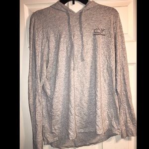 Vineyard vines Long sleeve Slub Whale Hoodie Tee